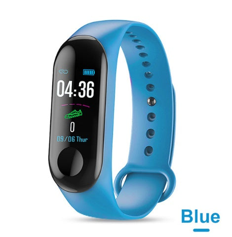 Color Display Smart Wristband – Heart Rate, Blood Pressure & Fitness Tracking Smartwatch