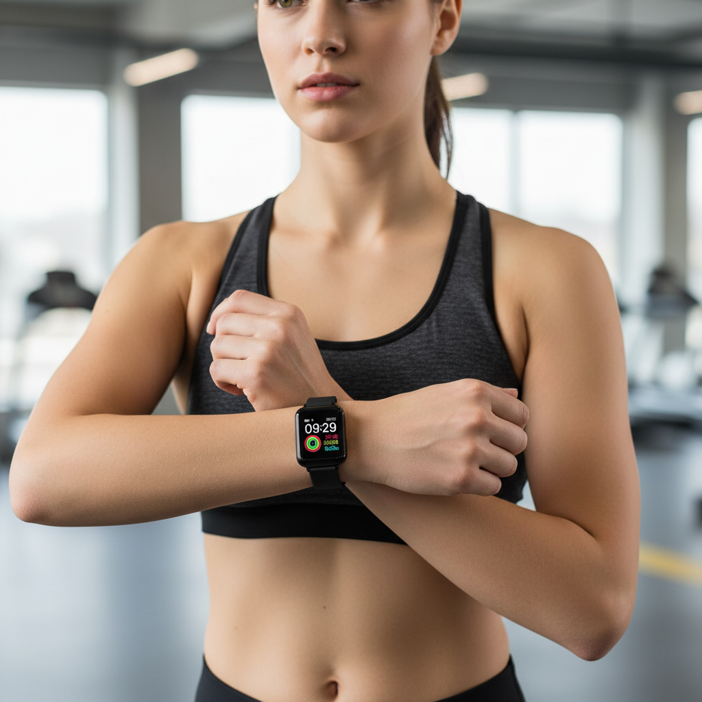 B57 Fitness Smartwatch with Color Screen – Works with Apple & Android Devices