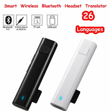 Smart Instant Voice Translator – Portable Bluetooth Real-Time 2-Way Interpreter – Supports 26+ Languages with AI Accuracy – Pocket-Sized Travel Companion for Business, Learning, and Shopping Smart Accessories