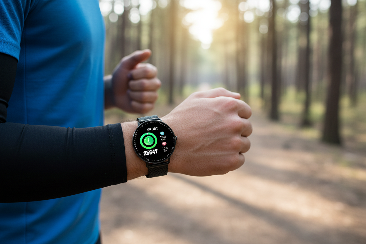 Full Touch Smart Bracelet Sports Fitness Tracker Handband Smartwatch