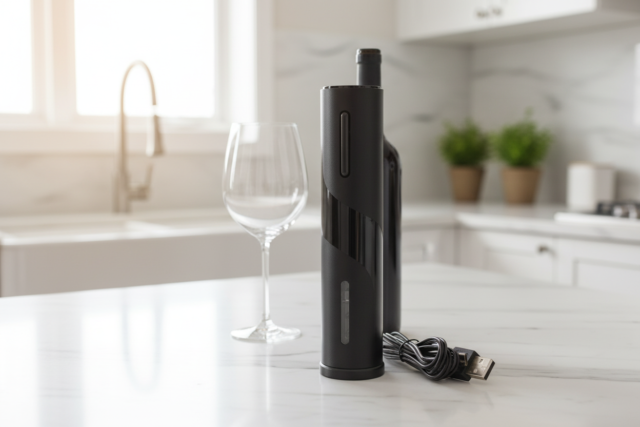 Electronic Bottle Opener Qier Plastic USB Rechargeable Wine Electric Electronic Bottle Opener