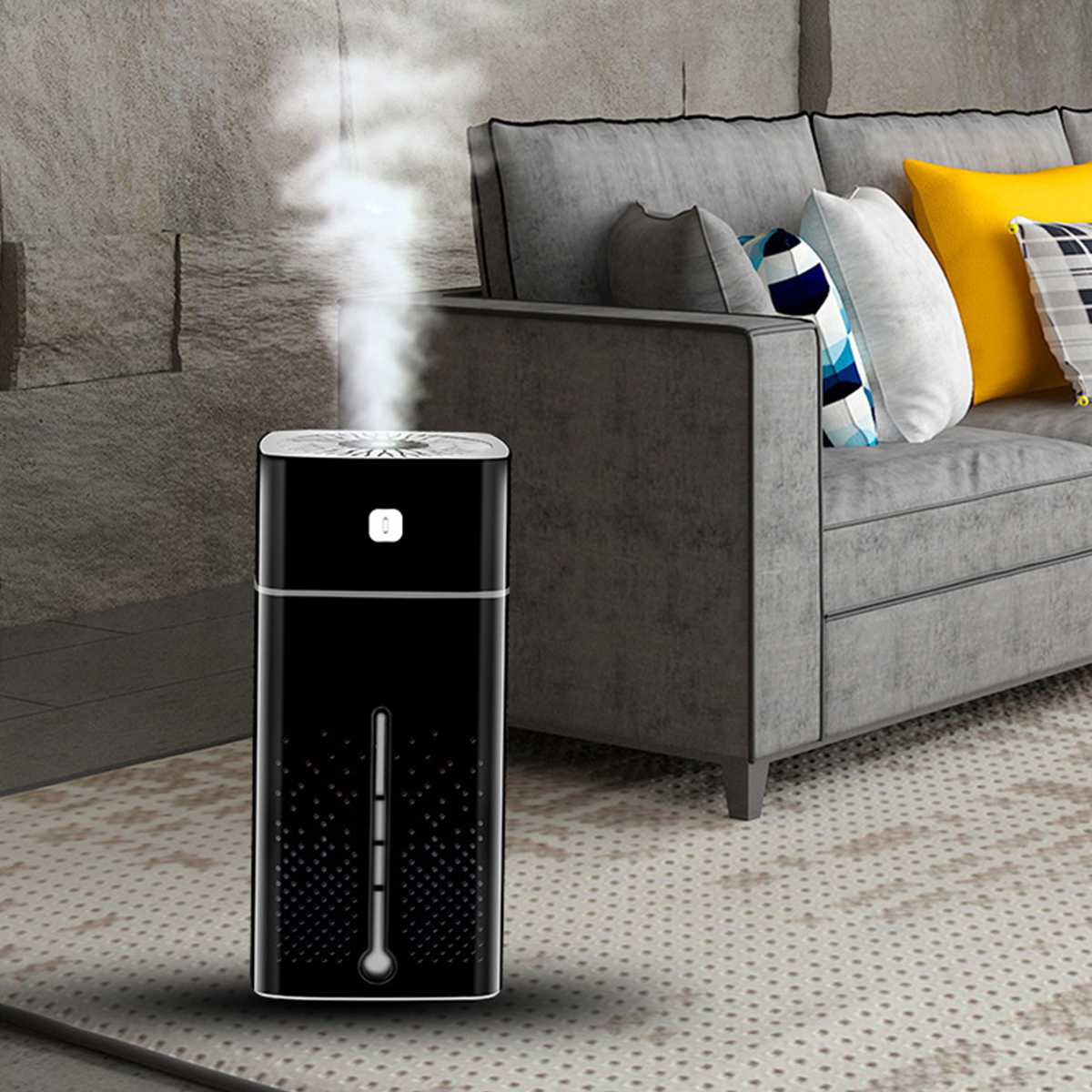 2-in-1 HEPA Air Purifier and Humidifier Combo for Home – H13 True HEPA Filter for Allergies, Pets, & Smoke – Cool Mist Ultrasonic Humidifier for Large Room, Bedroom – Auto Mode & Sleep Timer
