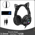 Cute Wired Gaming Headset for PC – Head‑Mounted Computer Headphones with Microphone for Gaming & Online Chat Smart Accessories