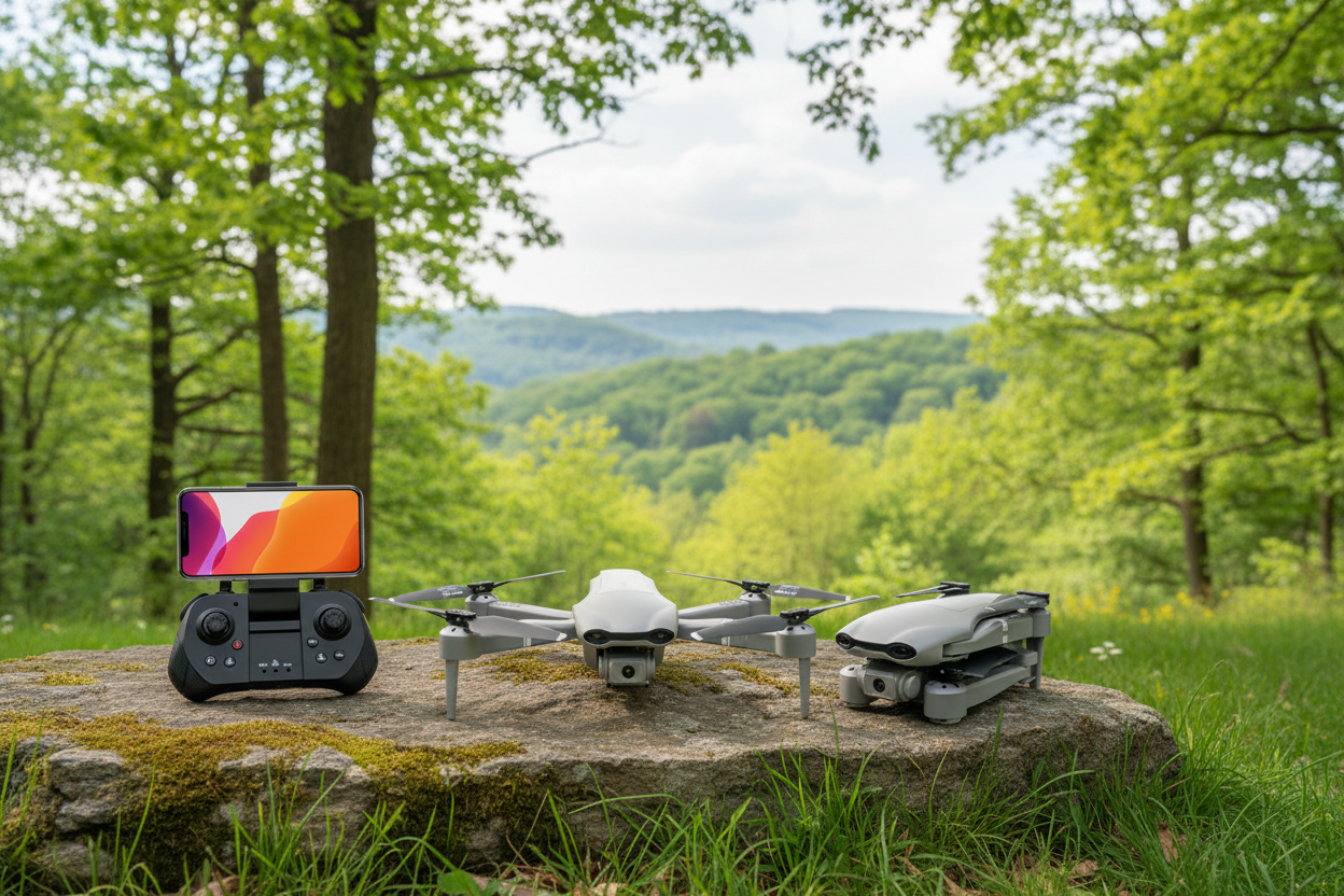 Compact Foldable Drone – Portable Design for Smart Flying