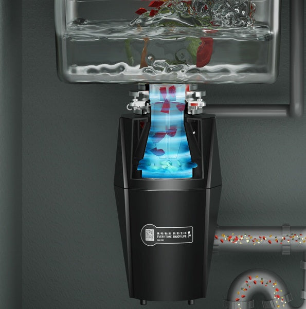 Featuring a high-speed, permanent magnet motor, this processor effortlessly liquifies food scraps—from vegetable peelings to fruit pits—preventing sink clogs and plumbing backups.