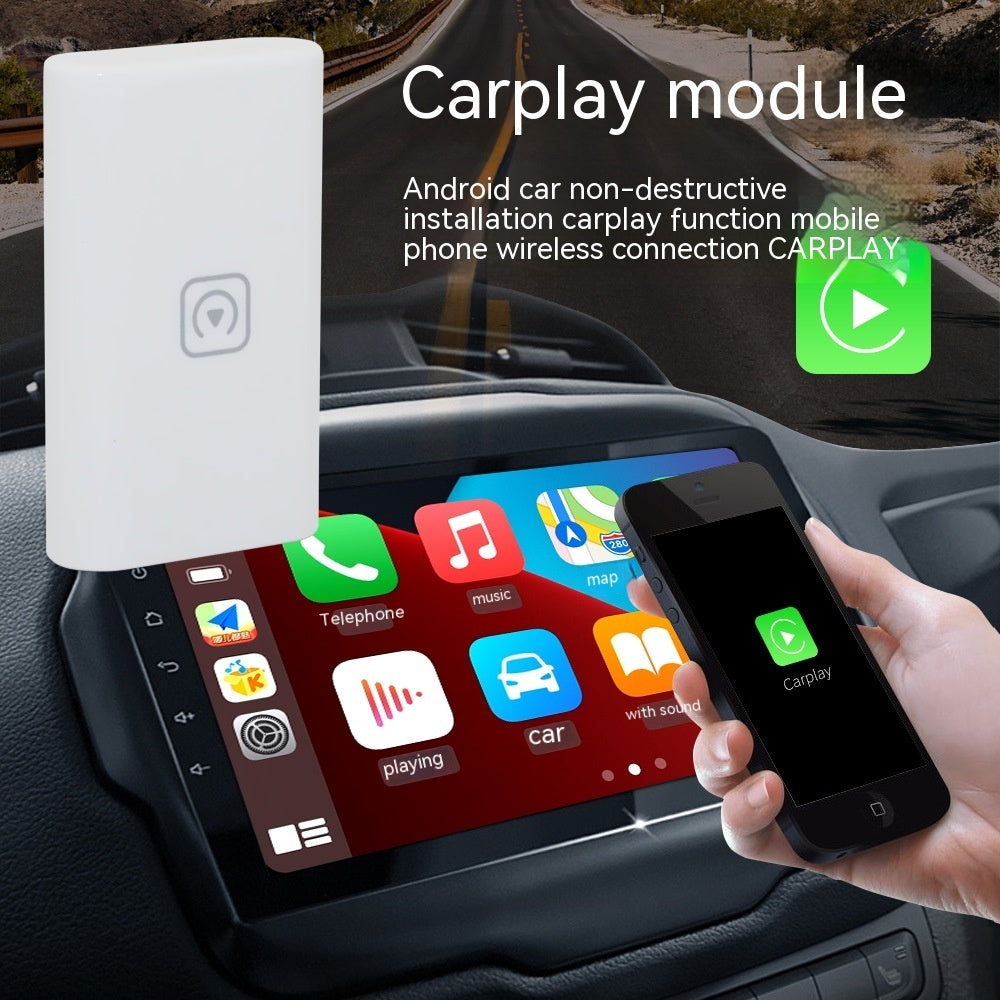 2-in-1 Wireless CarPlay & Android Auto Adapter – 2026 Upgrade Wired to Wireless Dongle, Supports Mirror Link Screen Projection, Plug & Play, Auto-Connect, Low Latency for Cars from 2016+ Smart Accessories