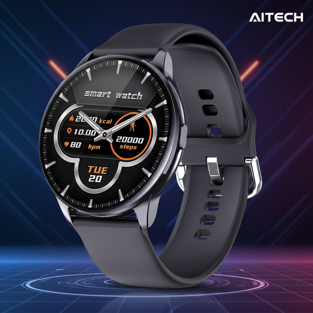 Y90 Health & Fitness Ultra Rounded Smartwatch