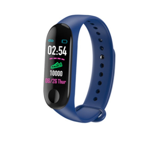 Color Display Smart Wristband – Heart Rate, Blood Pressure & Fitness Tracking Smartwatch