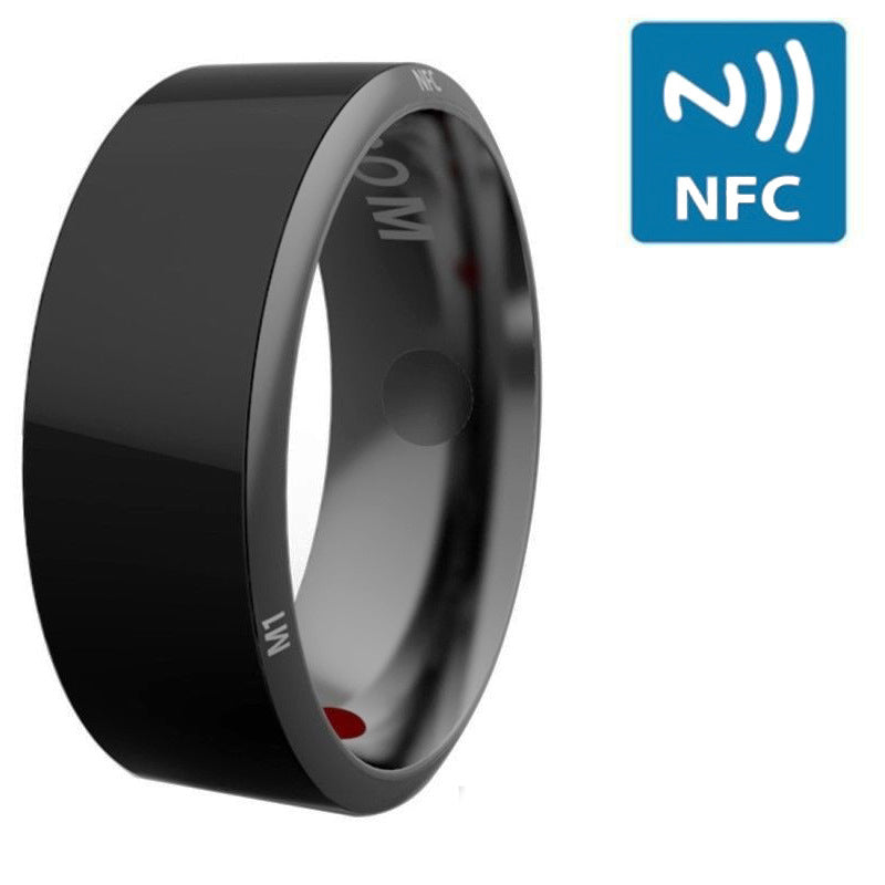 Smart Ring Wearable Device Multifunctional Black High-tech Smart Accessories