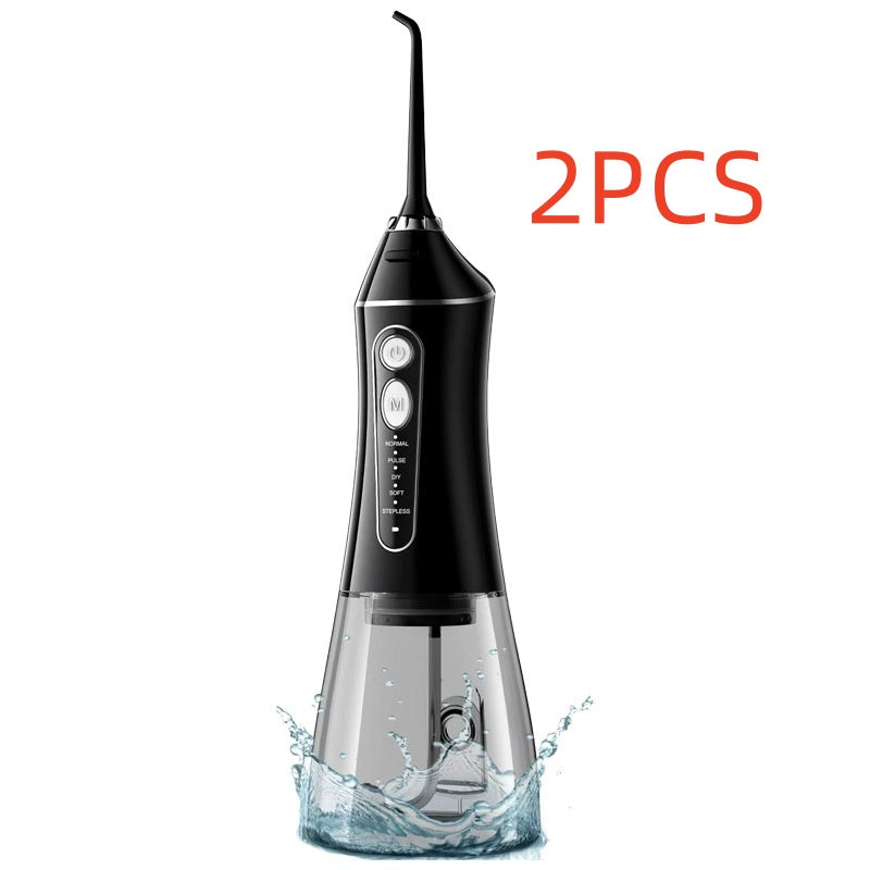 Professional Water Flosser for Teeth - Portable Cordless Dental Oral Irrigator with 3 Modes & IPX7 Waterproof – Handheld Rechargeable Smart Water Pick for Travel, Home & Braces