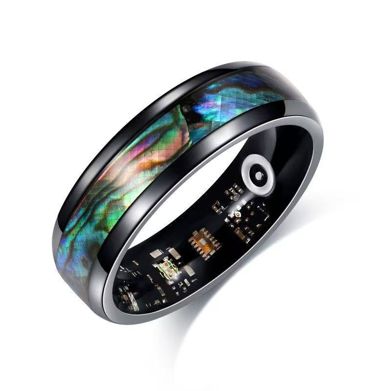 Smart Sleep And Heart Rate Monitoring Step Tracking And Waterprooffinger Ring Smart Accessories