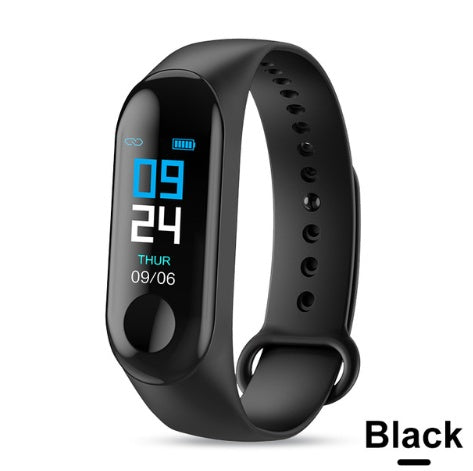 Color Display Smart Wristband – Heart Rate, Blood Pressure & Fitness Tracking Smartwatch