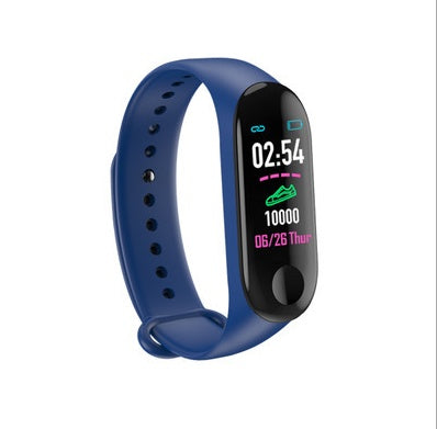 Color Display Smart Wristband – Heart Rate, Blood Pressure & Fitness Tracking Smartwatch
