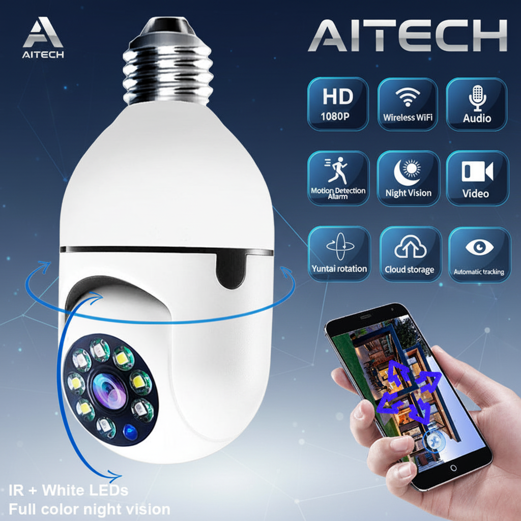 WiFi CAMERA 1080P Bulb