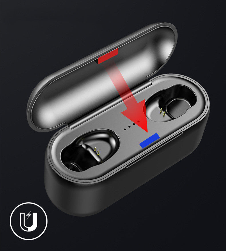 F9 Wireless Earbuds, Bluetooth 5.3 Headphones with LED Power Display, 2000mAh Charging Case, IPX7 Waterproof, Built-in Mic & Deep Bass, Hi-Fi Stereo Sound for Sport/Work Smart Accessories