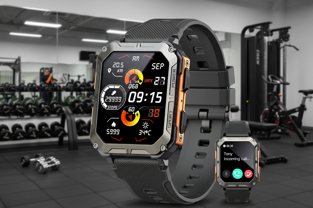 Outdoor Sport Smartwatch with Bluetooth Calling