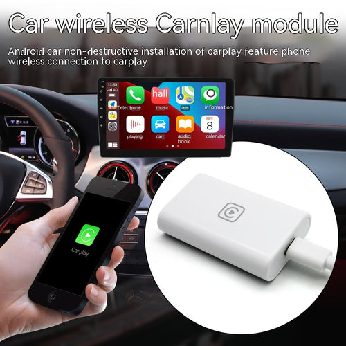 2-in-1 Wireless CarPlay & Android Auto Adapter – 2026 Upgrade Wired to Wireless Dongle, Supports Mirror Link Screen Projection, Plug & Play, Auto-Connect, Low Latency for Cars from 2016+ Smart Accessories