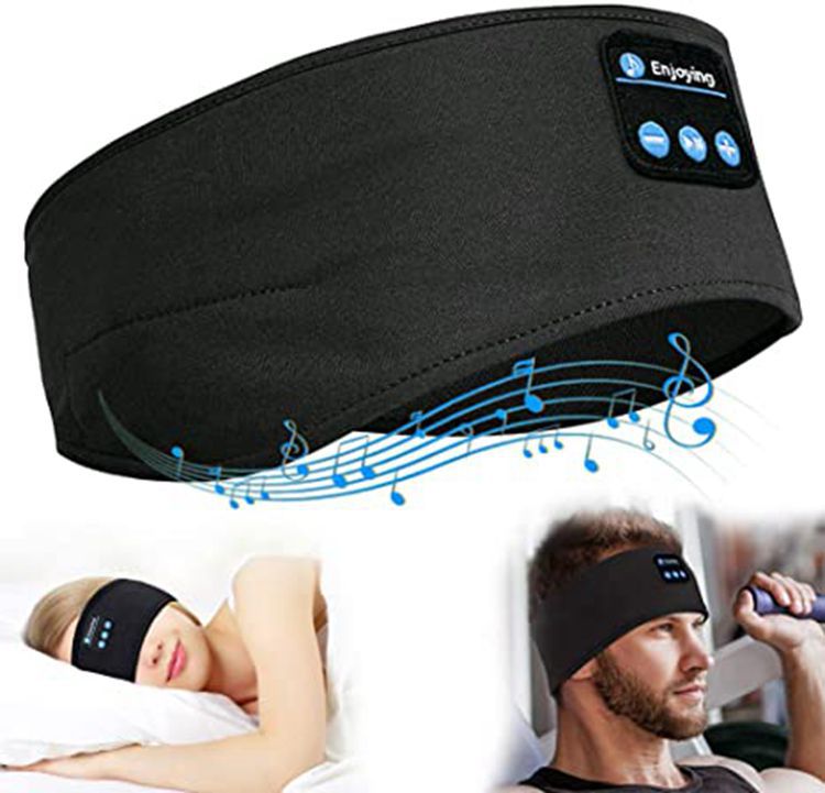 Wireless Bluetooth V5.0 Sports Headband With Music Call Stereo Shading Sleep Headband Smart Accessories